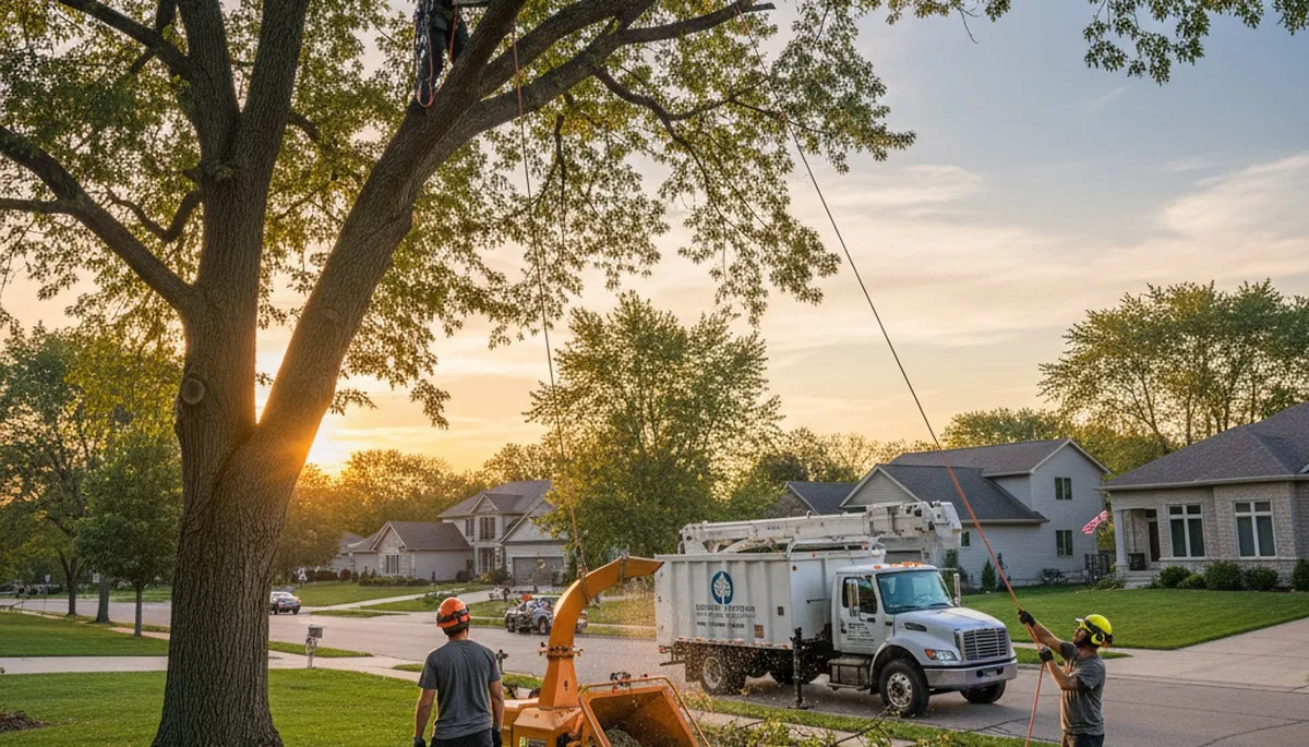 Professional tree removal service in Milwaukee WI by certified arborists